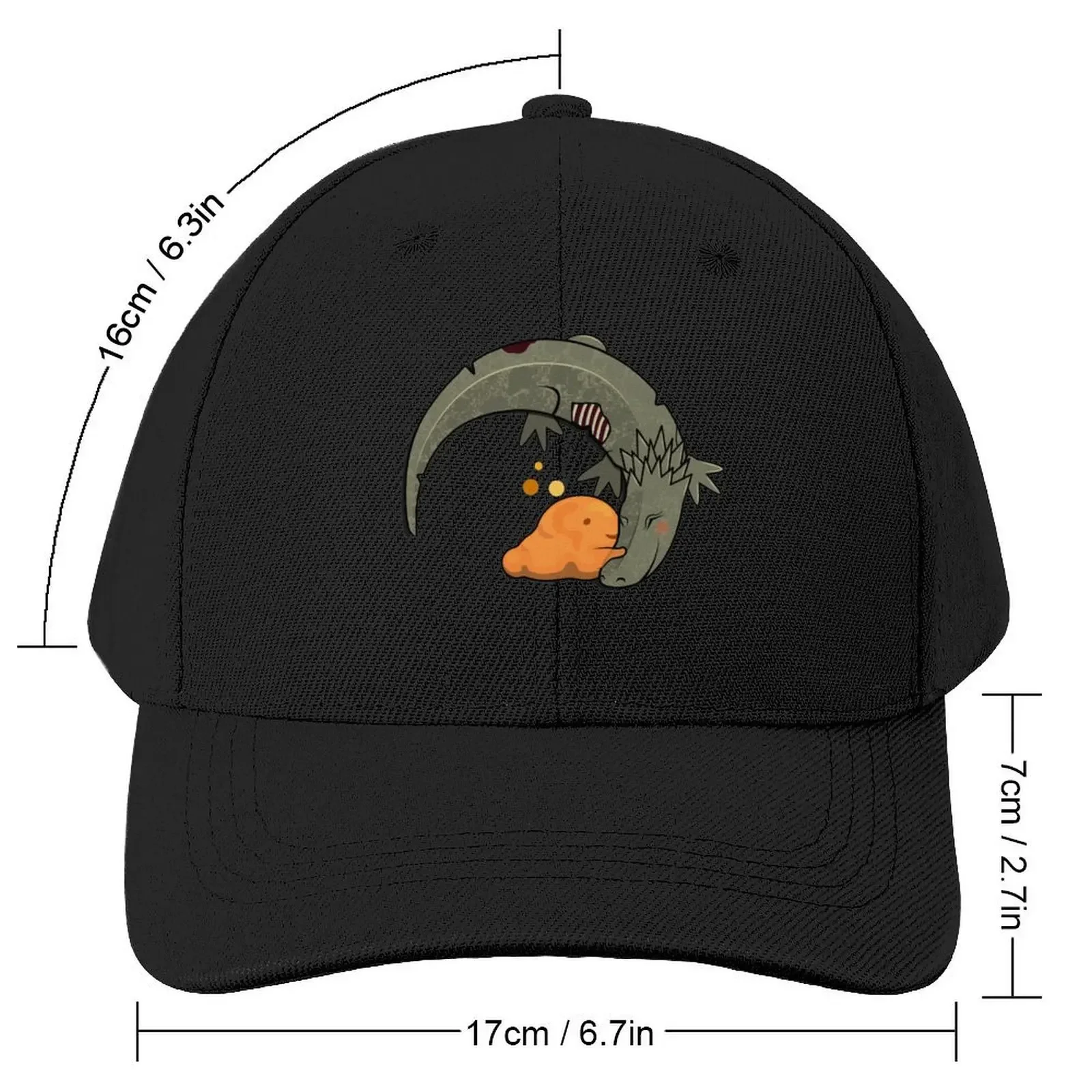 SCP-999 + SCP-682, SCP Foundation Baseball Cap Golf Hat Man hard hat custom Hat Women Beach Fashion Men's