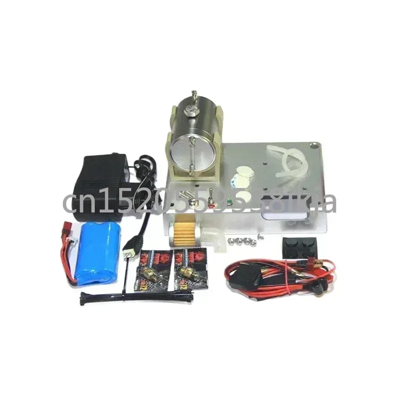 TOYAN FS-200AC bricolage Version méthanol Kit de Version essence avec démarreur de moteur adapté aux jouets de modèle de moteur à double cylindre