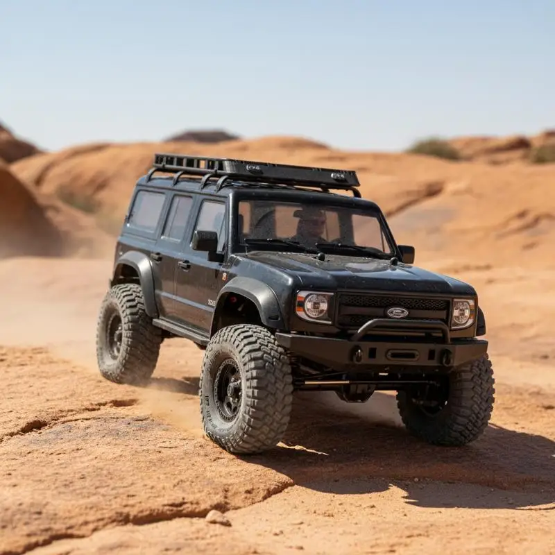 

1: 64 1/43 Manual Simulation Luggage Rack Lc76 Roof Rack 4X4 Garage Micro-landscape Scene Decoration