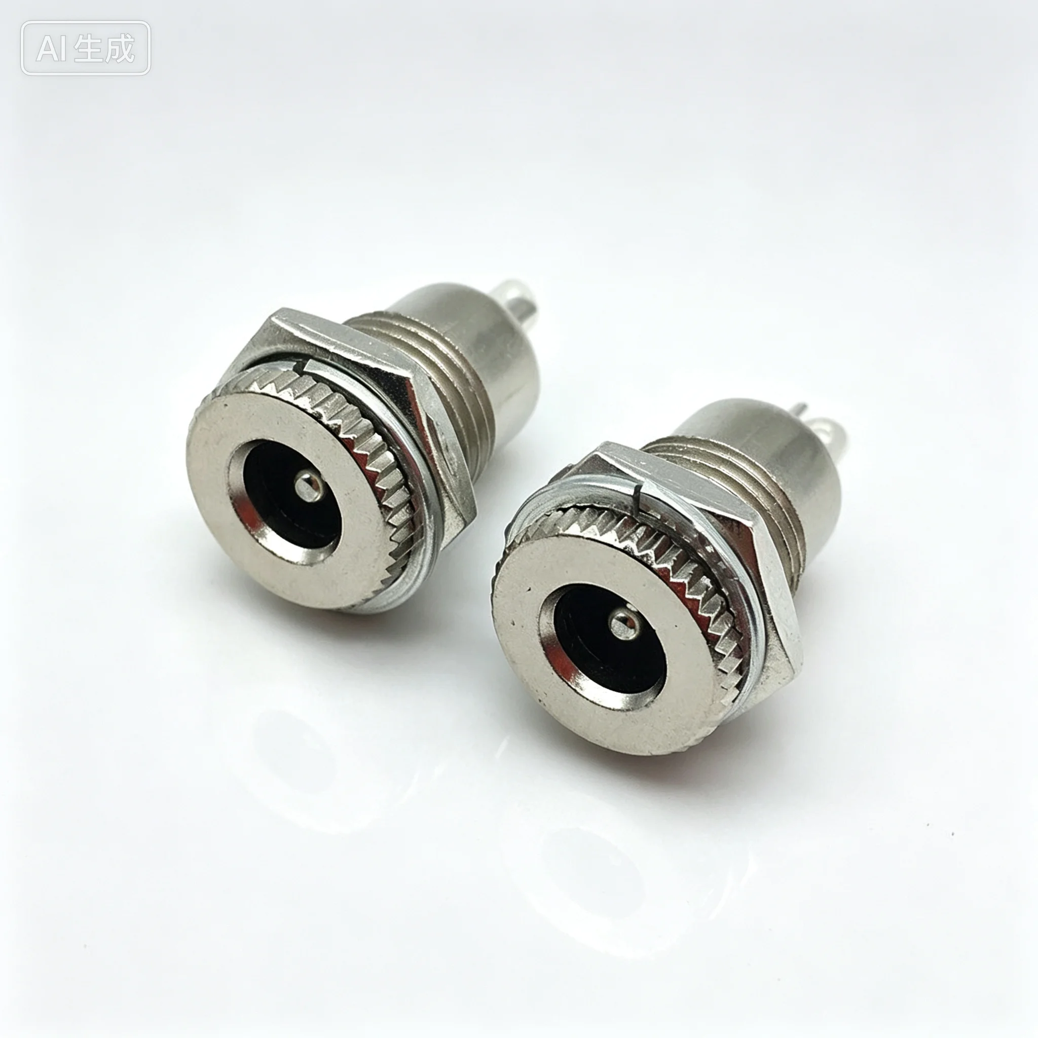 DC-099 DC Power Jack 5.5*2.1/2.5mm Threaded High Current All Metal Female Socket