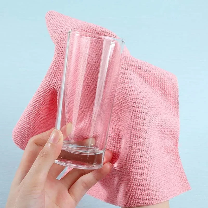 Reusable Tear-off Microfiber Towel Roll, Greaseproof Quick Drying Kitchen Cleaning Rags view 3