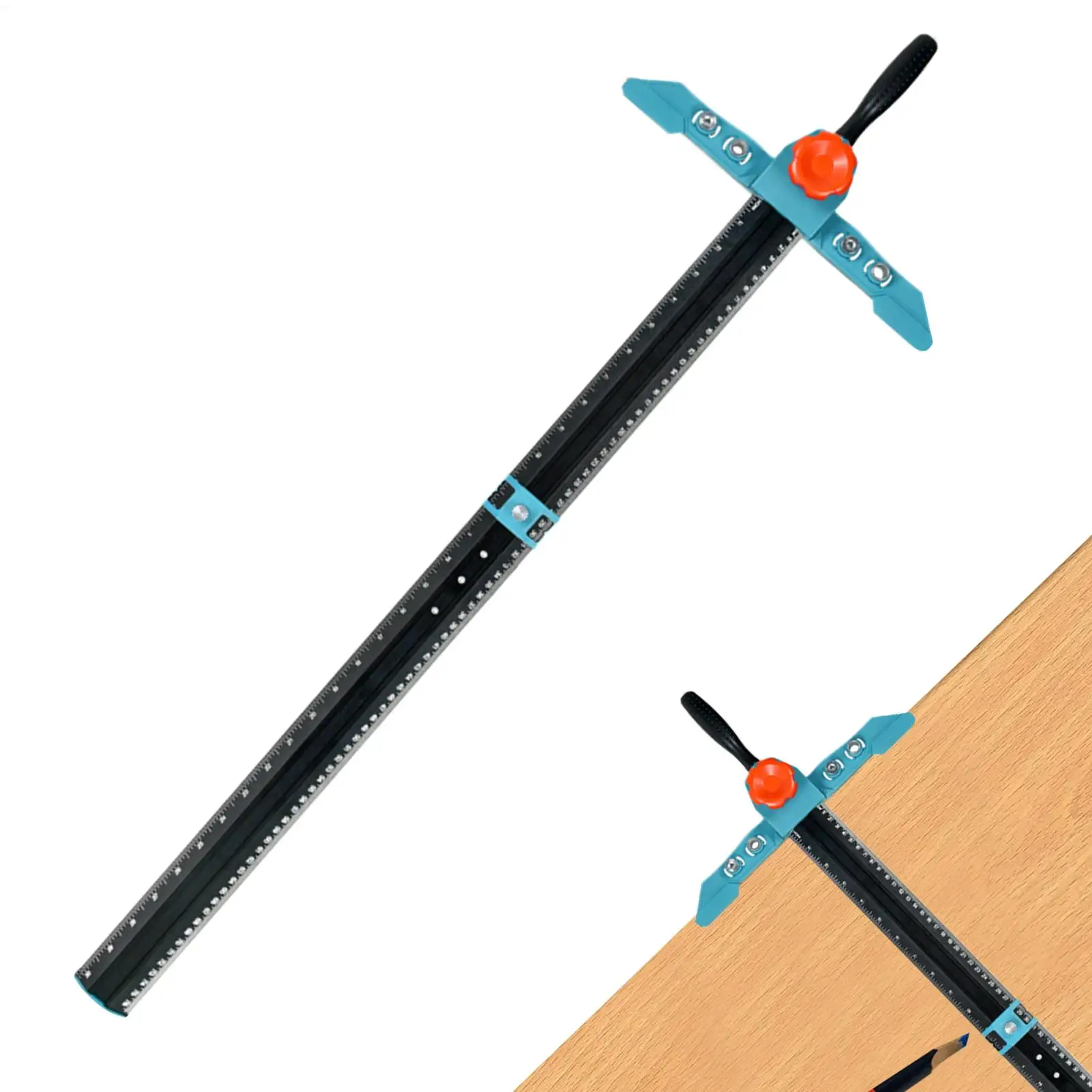 Guide d'angle de traçage réglable pour marquage sur bois, équerre de positionnement pour le travail du bois, le dessin technique et les menuisiers.