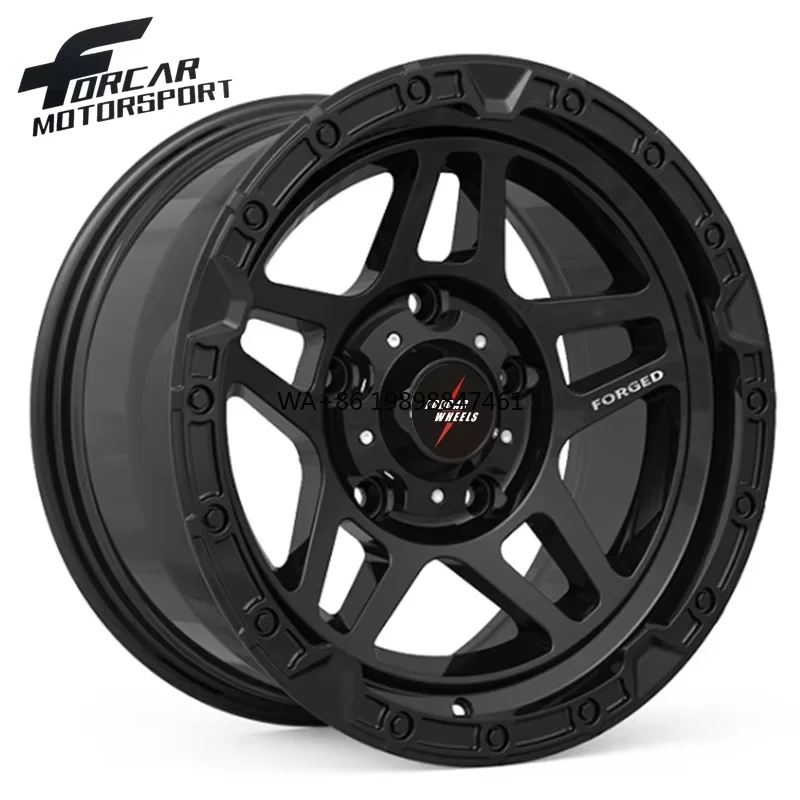 

Gloss Black Off Road High Performance 16 17 18 19 20 21 22 23 24 Inch Forcar Motorsport Alloy Forged Wheels Rims