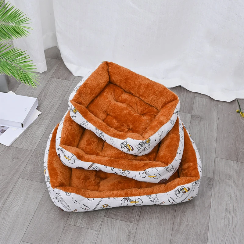 Pet Dog Cat Bed Mat Large Dog Sofa Bed Warm Pet Nest Kennel for Small Medium Large Dogs Puppy Kitten Plus Size Sleeping Mattress