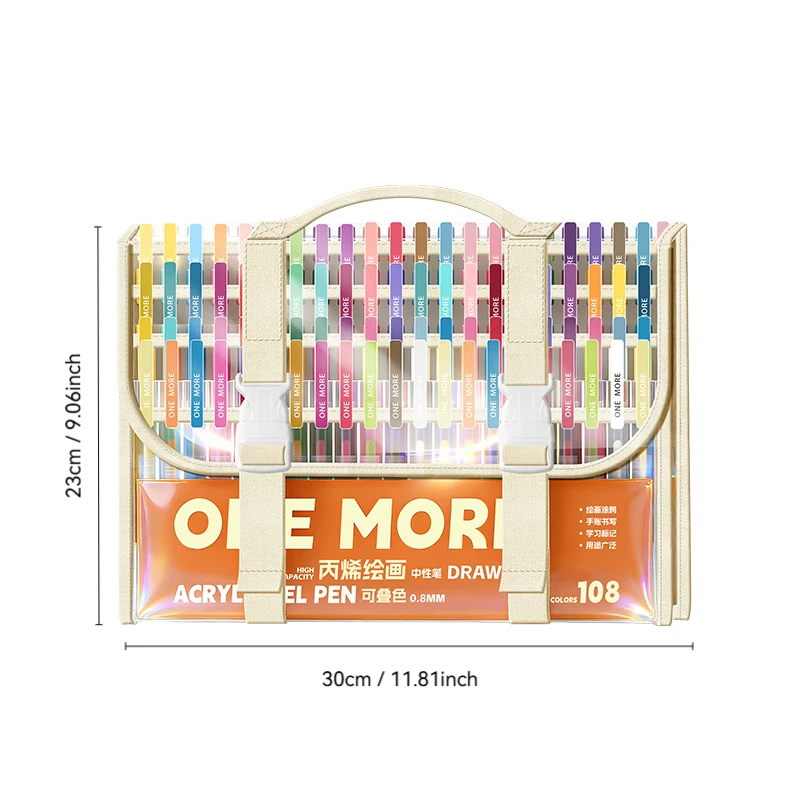 6/36/48/72/108 Colors Of One Set Drawing Handbook Pens Student DIY Graffiti Multi-Color Gel Pen Writing Marker Stationery