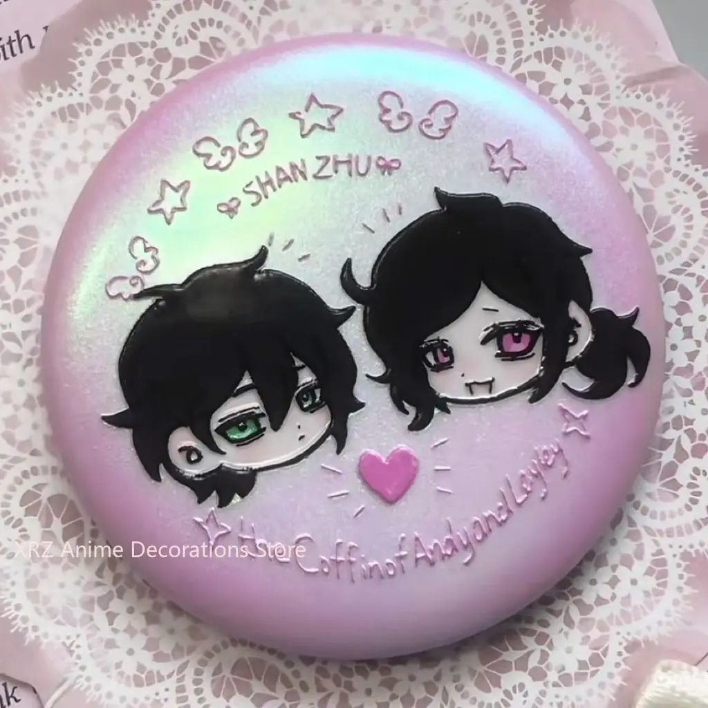 2개 ‌ 앤디와 레일리의 관 ‌   배지 애니메이션 귀여운 브로치 라펠 핀 DIY 백팩 모자 옷 액세서리 수집용 선물