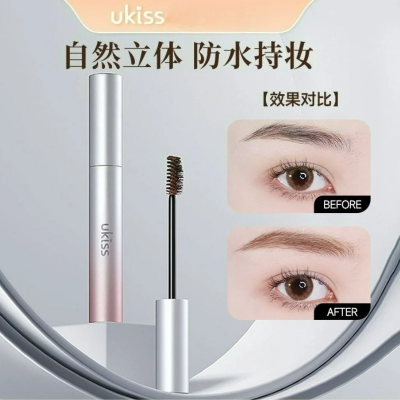 UKISS กันน้ํา Eyebrow Tinting Cream ยาวนานง่ายสี Eyebrow Tinting Cream สีแดงสีน้ําตาล Natural Shaping ดินสอเขียนคิ้ว