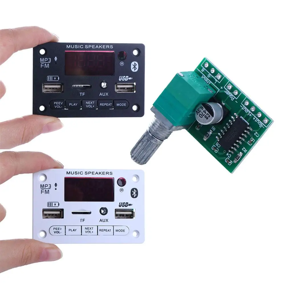 Registratori di alimentazione USB con telecomando Scheda amplificatore wireless Scheda di decodifica MP3 Modulo audio Bluetooth 5.0 Lettore per auto