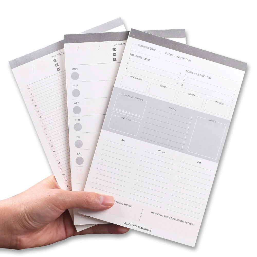 Imagem -01 - Time Table Management Planners Diariamente Semanalmente Mês Memo Pad to do List Check Notebook Note Agenda Notepad Papelaria Plano de Trabalho a5 time table management planners diariamente semanalmente mes memo pad to do list check notebook note agenda notepad papelaria plano de trabalho a5 01