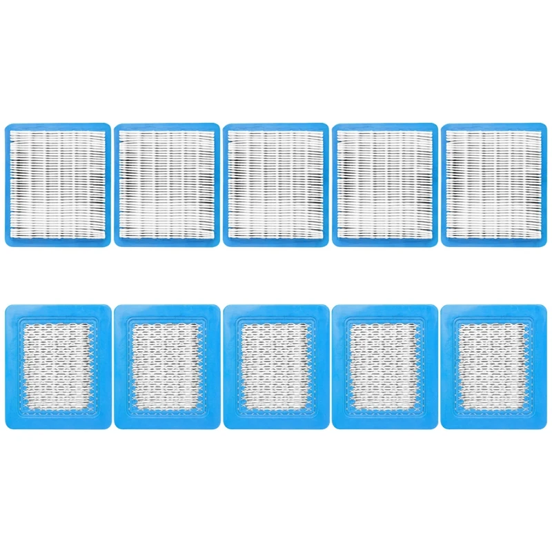 

10 Pack 491588S Air Filter Replace For Briggs Stratton 491588 4915885 Flat Air Cleaner Cartridge Lawn Mower Filter