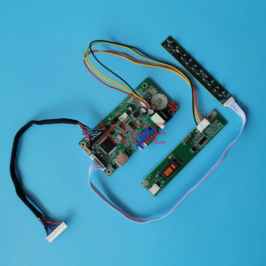 

LCD Display Drive Controller Board Fit LP154WP1 B154PW02 LTN154X7 B154PW01 1440*900 1-CCFL 1440x900 VGA+HDMI 30 Pin LVDS Kit DIY