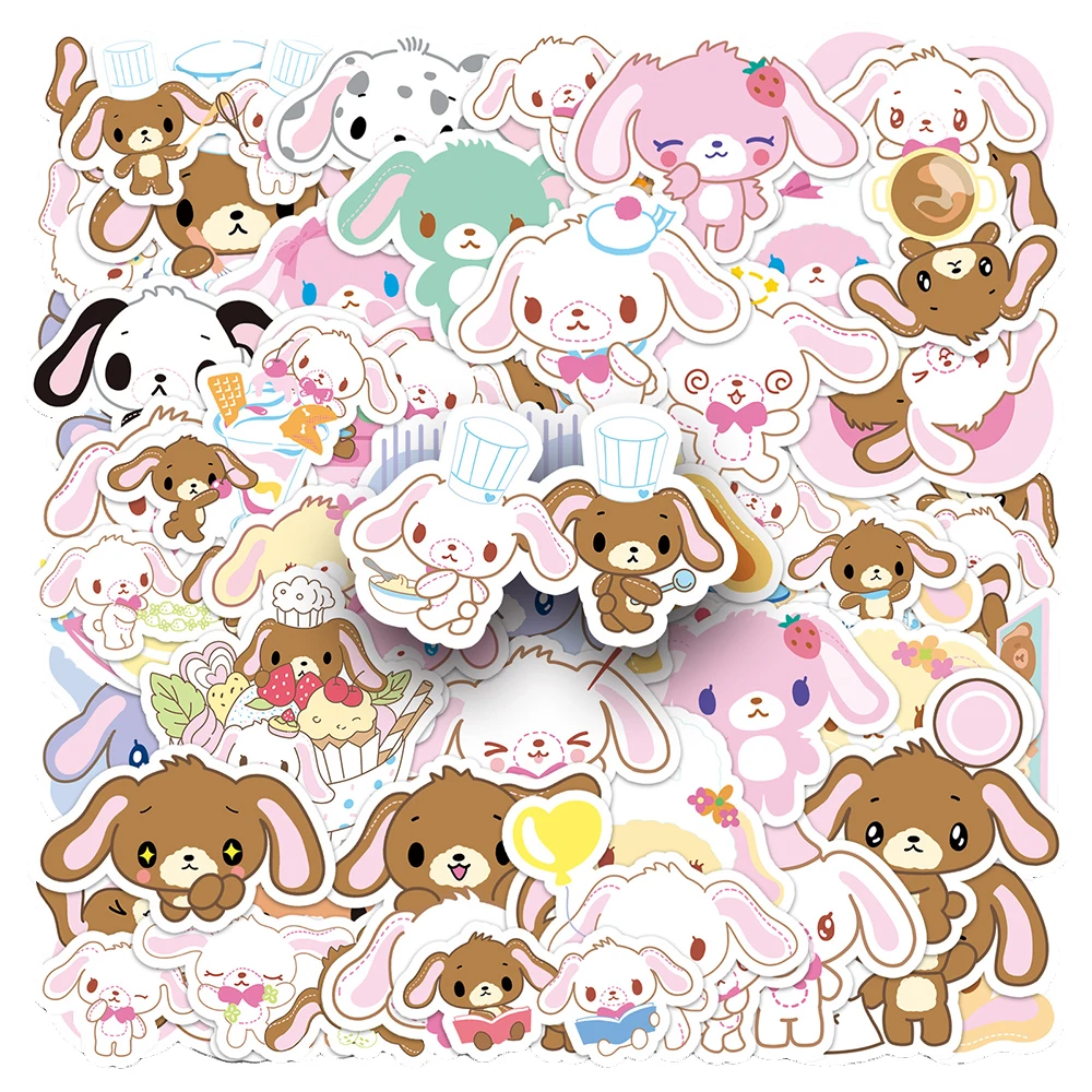 

10/30/50pcs Cute Sanrio Sugarbunnies Stickers Kawaii Cartoon Decals for Kids Toy Water Bottle Stationery Phone Graffiti Sticker