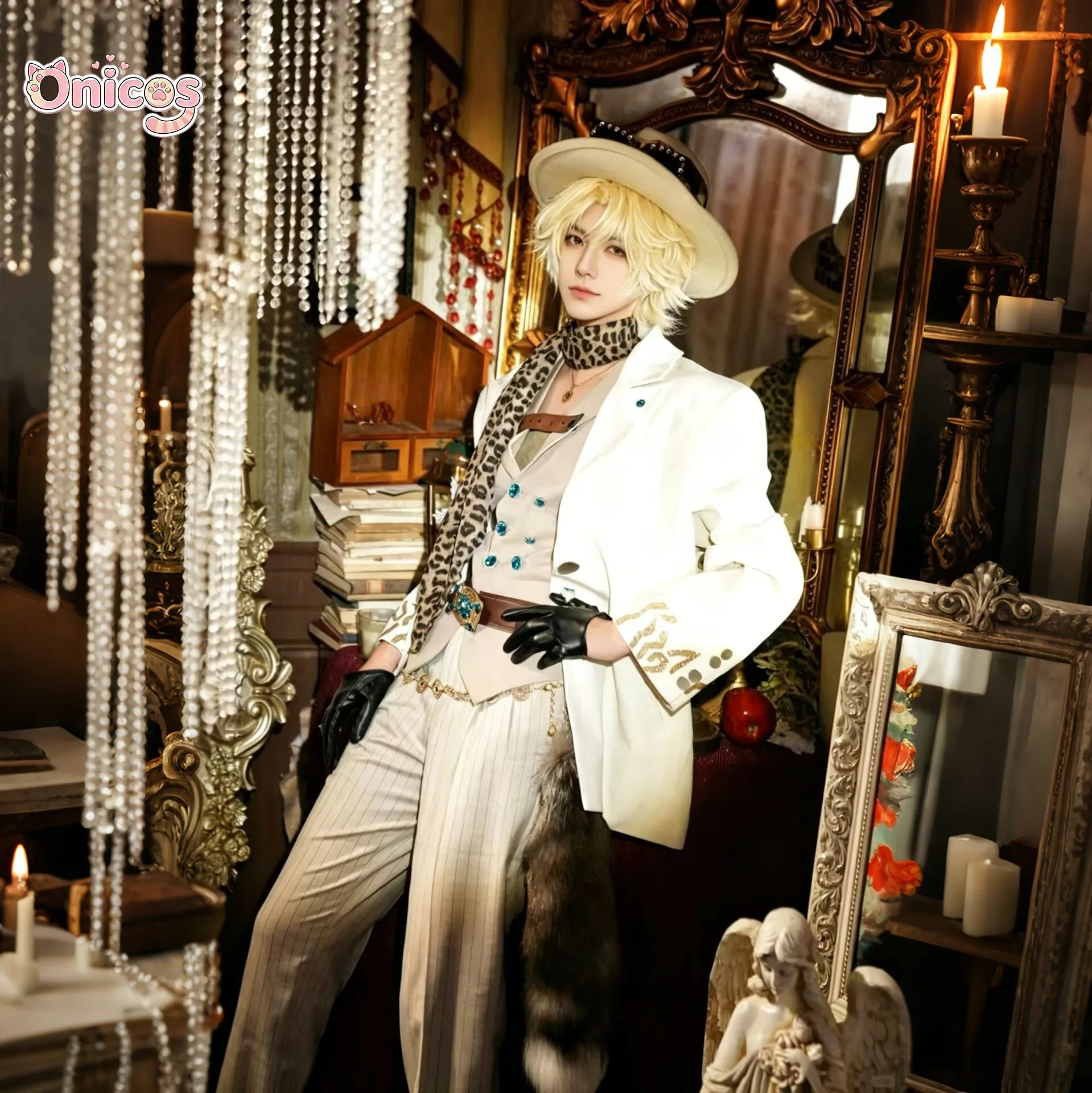 Disfraz de Cosplay de Identity V, Prospector Norton Campbell, Dazzling Lone Wolf, Traje del Juego, Conjunto Completo para Halloween y Carnaval, Onicos