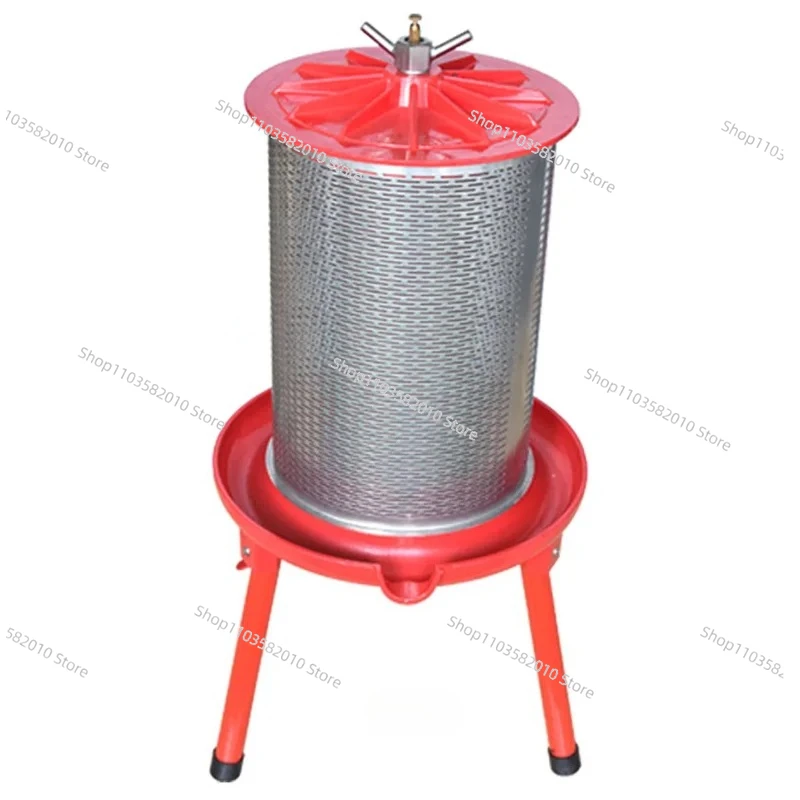 20L semi-automatic presser Commercial pressing machine Multi-function fruit wine/ juice/honey slag separator hydraulic presser