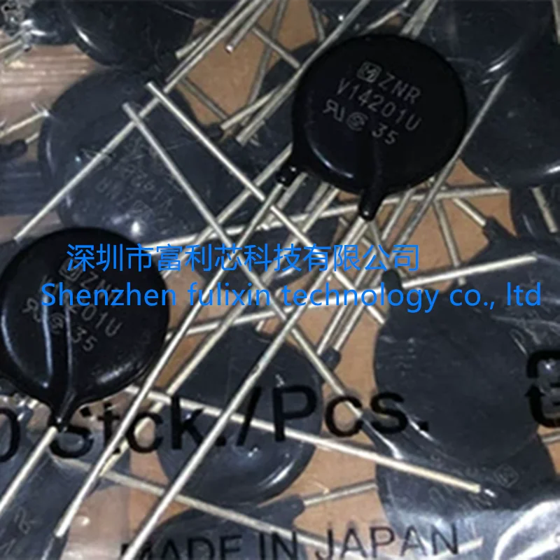 

2PCS ERZV14D201 ZNRV14201U V14201U 130VAC 200V 6000A 14MM Varistors