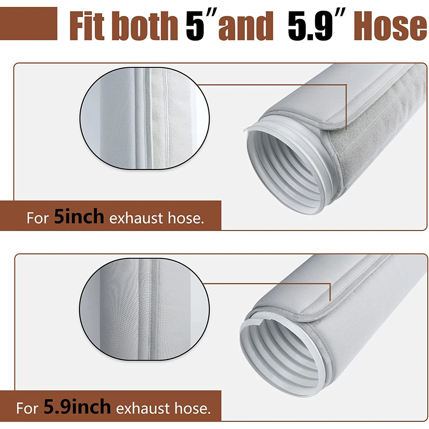 Air Conditioning Hose Protective Sleeve Heat Dissipation Air Conditioning Cover for 5\