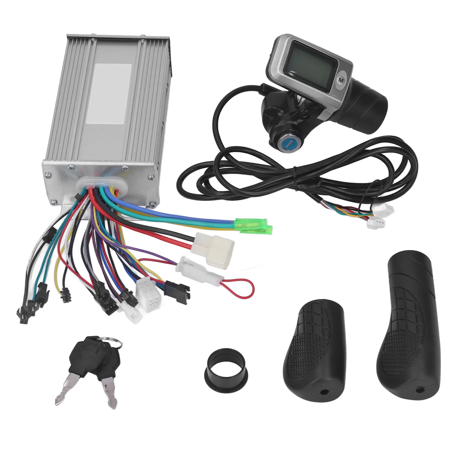 

Electric Bicycle Controller Kit 36V 48V 500W Brushless Motor Controller LCD Display Speed Control Throttle Grip Kit