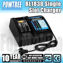 DC18RC 3A Battery Charger For Makita BL1830 BL1820 BL1840 BL1850B BL1860B EU/AU/US/UK Plug Power Tool 14.4V 18V Battery Charger