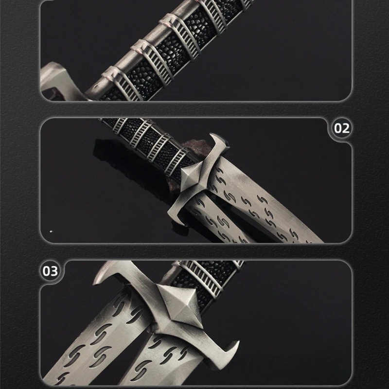 28 ซม.ใหม่หนีจาก Tarkov เกม Poison มีดโลหะอาวุธและ Props ตกแต่งเครื่องประดับของขวัญวันเกิดของเล่น