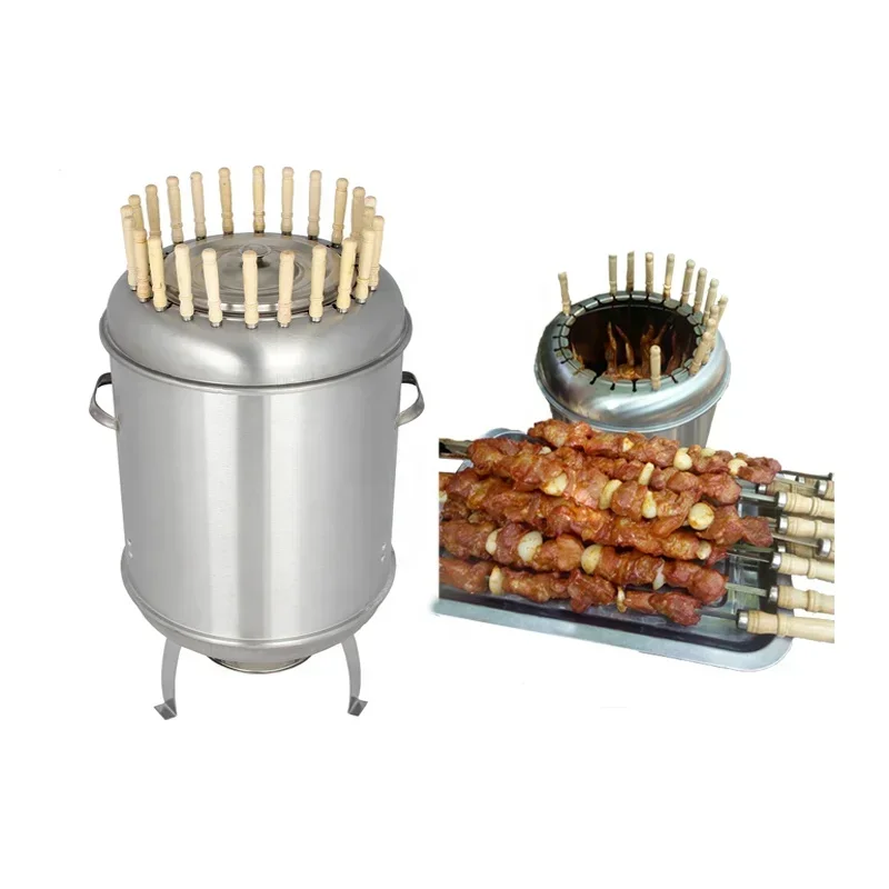 

Factory Price Portable Stainless Steel Tandoor Skewer for BBQ Kebabs Grilling