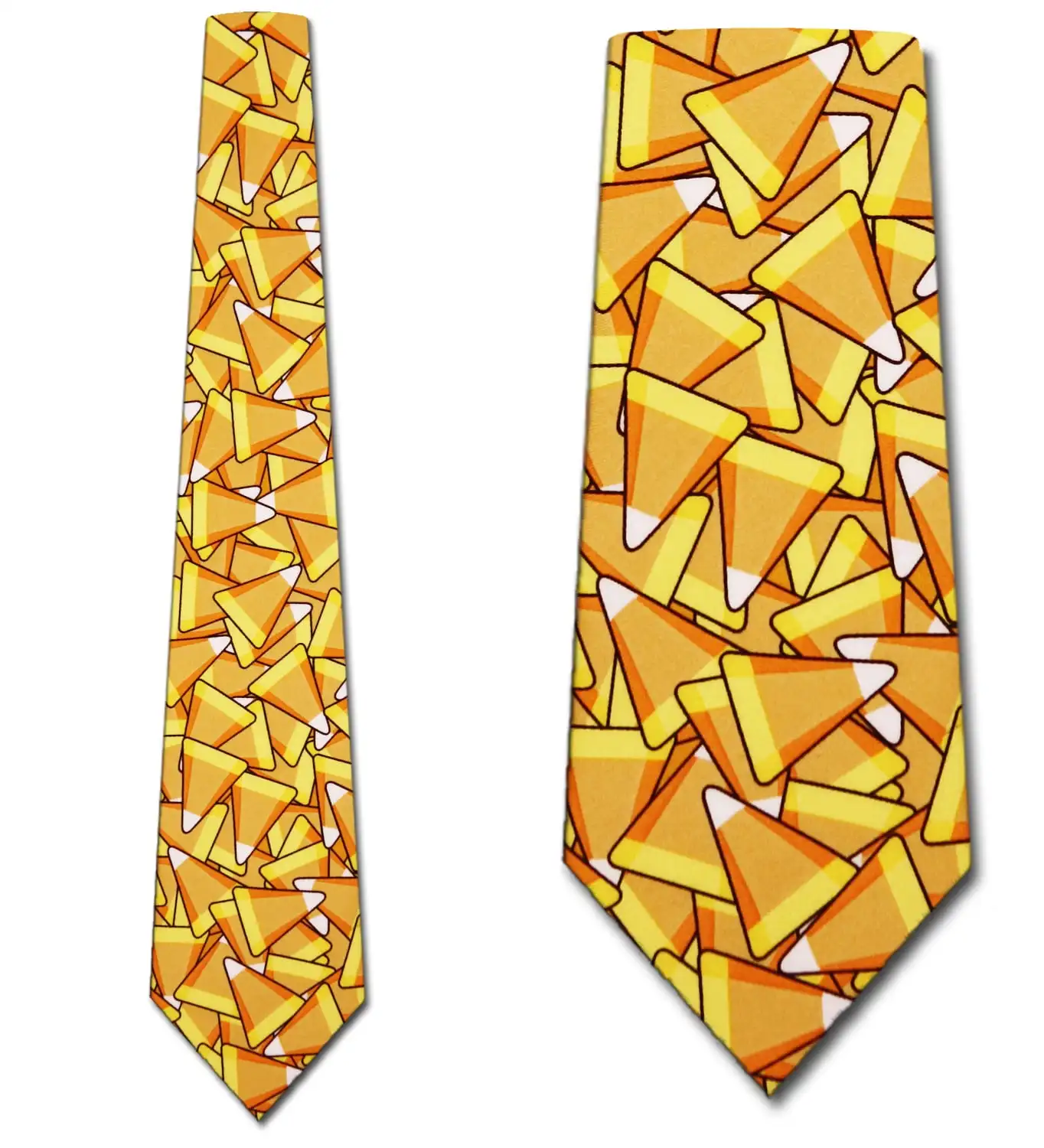 Candy Corn Necktie Halloween Mens Tie