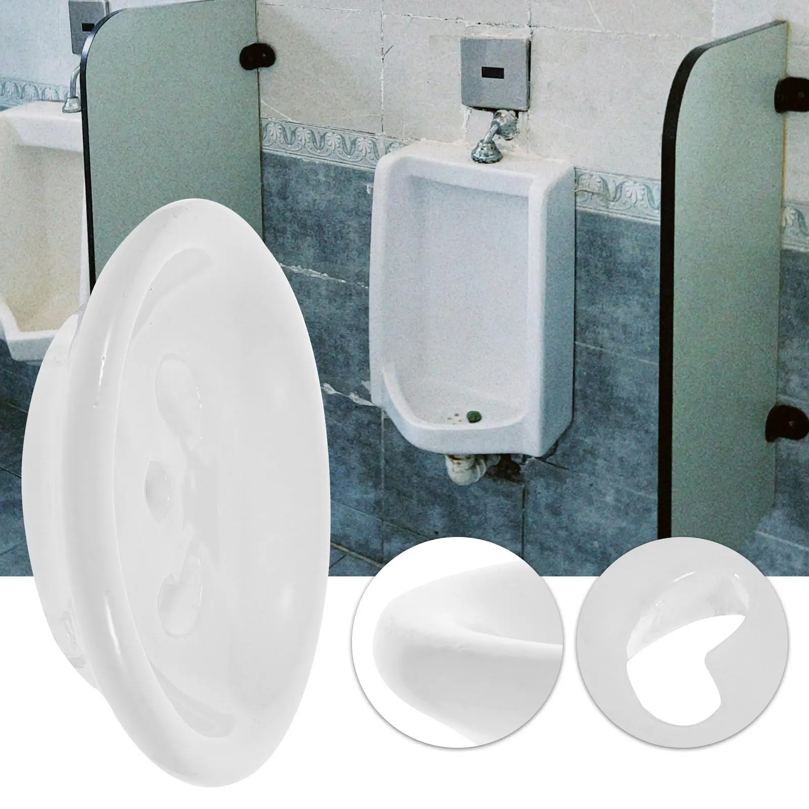 

Urinal Strainer Stopper Bathroom Urinal Ceramic Cap Practical Portable No Splash Easy Install Remove Urine Strainer