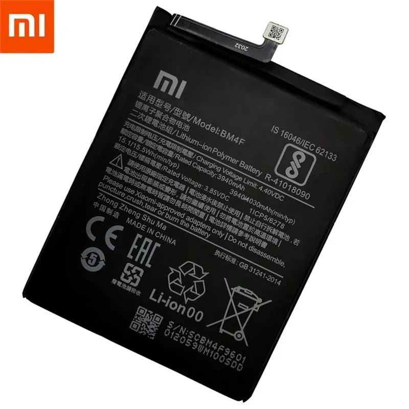 XIAO MI Replacement Phone Battery, BM4F, Xiaomi Mi A3, CC9, CC9e, CC9, Mi9 Lite, Batteries, Fast Shipping, 100% Original, New