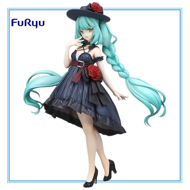 

Оригинальная фигурка в наличии 19 см, аниме, FuRyu VOCALOID Hatsune Miku, фигурка, МОДЕЛЬ украшение для стола, игрушка, подарки