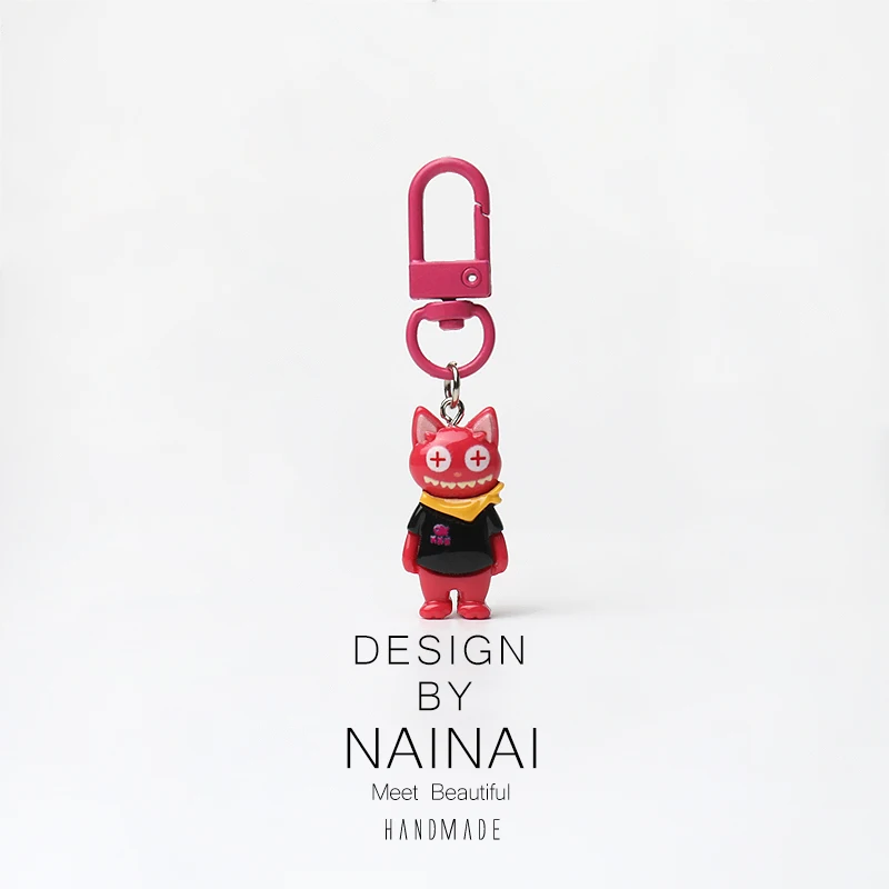 Trendy Streetwise  Keychain Creative Bag Accessory Cartoon Personality Daily Match Fashionable Miscellaneous Access...