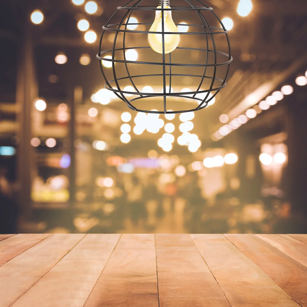 

2Pcs Metal Vintage Birdcage Lamp Shades Iron Wire Light Shades for Wall Floor Ceiling Lights Bedroom Restaurant