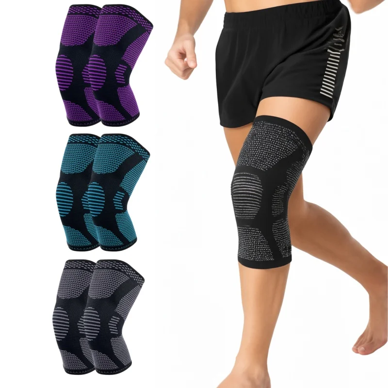

1 пара компрессионных наколенников для бега, тренировок, спорта, наколенников для ACL, разрыва мениска, артрита, облегчения боли