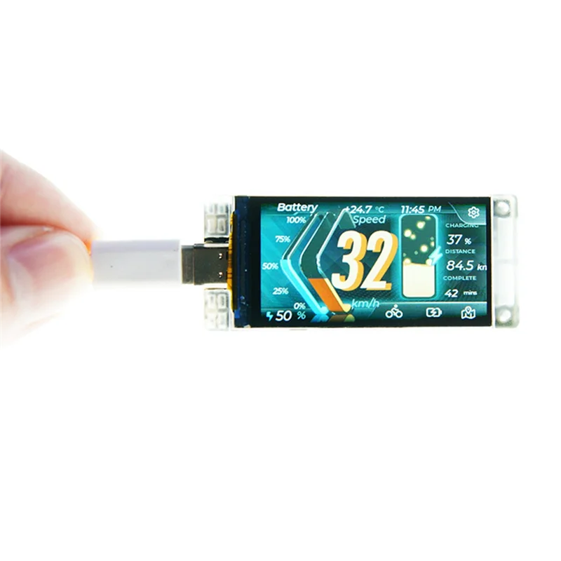 A92Z جديد 1.9 بوصة TFT شاشة ملونة ESP32-R8 وحدة SX1262 رقاقة بروتوكول لوراوان بلوتوث واي فاي