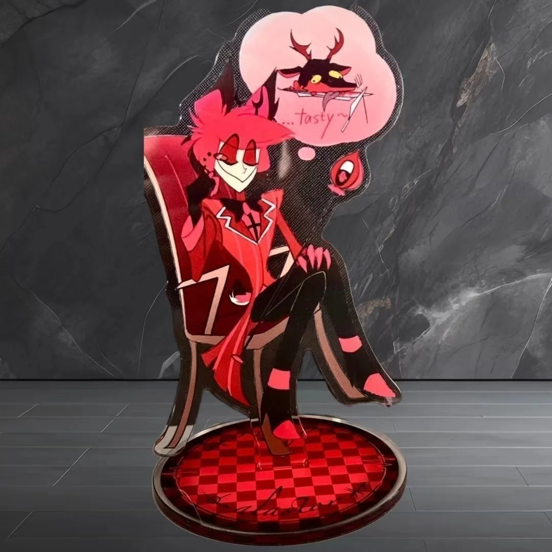 

2026 New Red Headed Devil Alasto Acrylic Cosplay Plaque Desktop Decoration for Best Friends and Friends