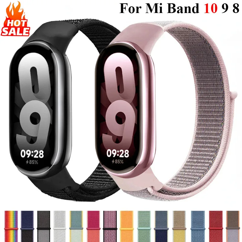 �y�Z�[�����zXiaomi Mi Band 10 9 8 �X�}�[�g�u���X���b�g���X�g�o���h�ʋC���E�H�b�`�o���hCorrea Mi Band 8 9 10�X�g���b�v�A�N�Z�T���[�p�i�C�������[�v�X�g���b�v