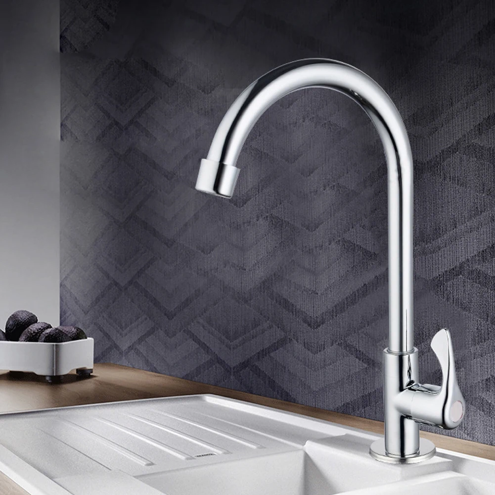 

Для бар, ванных комнат, вращение на 360°, латунный кран, как показано на рисунке, одиночный кухонный кран для холодной воды, латунный кран, всенаправленный