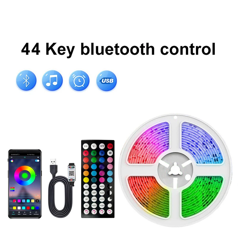 

Led Strip Rgb Low-voltage Lamp With Ws2812b Happy Horse Breathing 5V Magic Color USB Light Bar