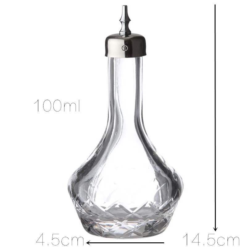 

100ml Glass Spray Bitter Dropper Bottle Cocktail Tool