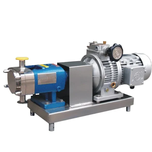 Sanitary Stainless Steel SS304 Rotor Rotary Lobe Pump Food Grade for Syrup Honey Pump Chocolate Pump