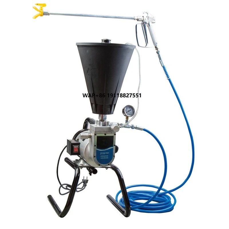 Paint Sprayer Airless with Hopper Painting Device Machine 240V Spraying Equipment New Design Coating Decoration Tools Diy