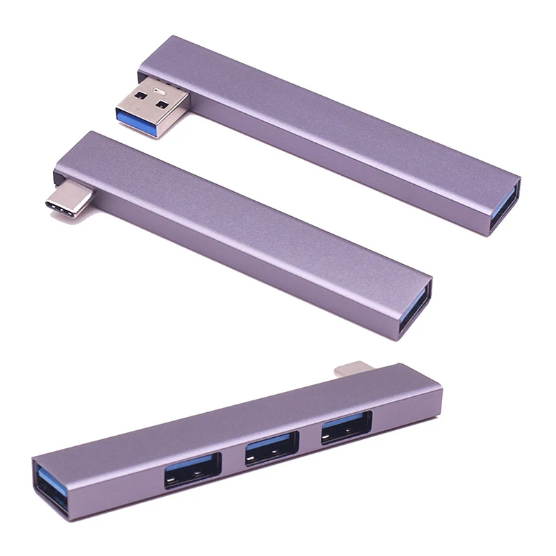 For Xiaomi Lenovo Macbook Pro 13 15 Air Pro Computer Accessories USB C HUB 3.0 Type C 4 Port Multi USB Splitter OTG Adapter