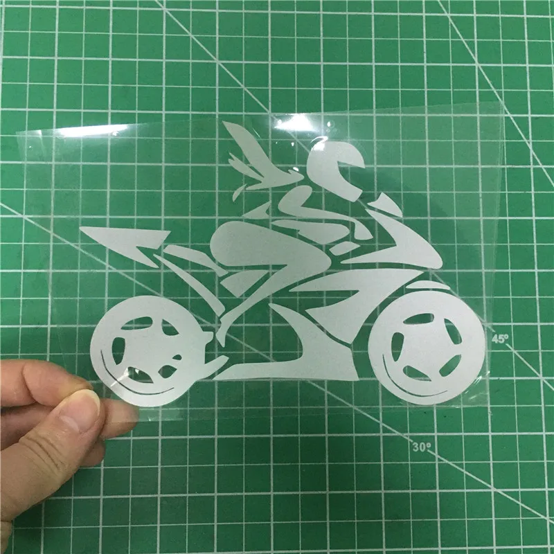 Tri Mishki HZX879# gilr motorcycle rider car sticker funny Vinyl Decals Motorcycle Accessories Stickers women