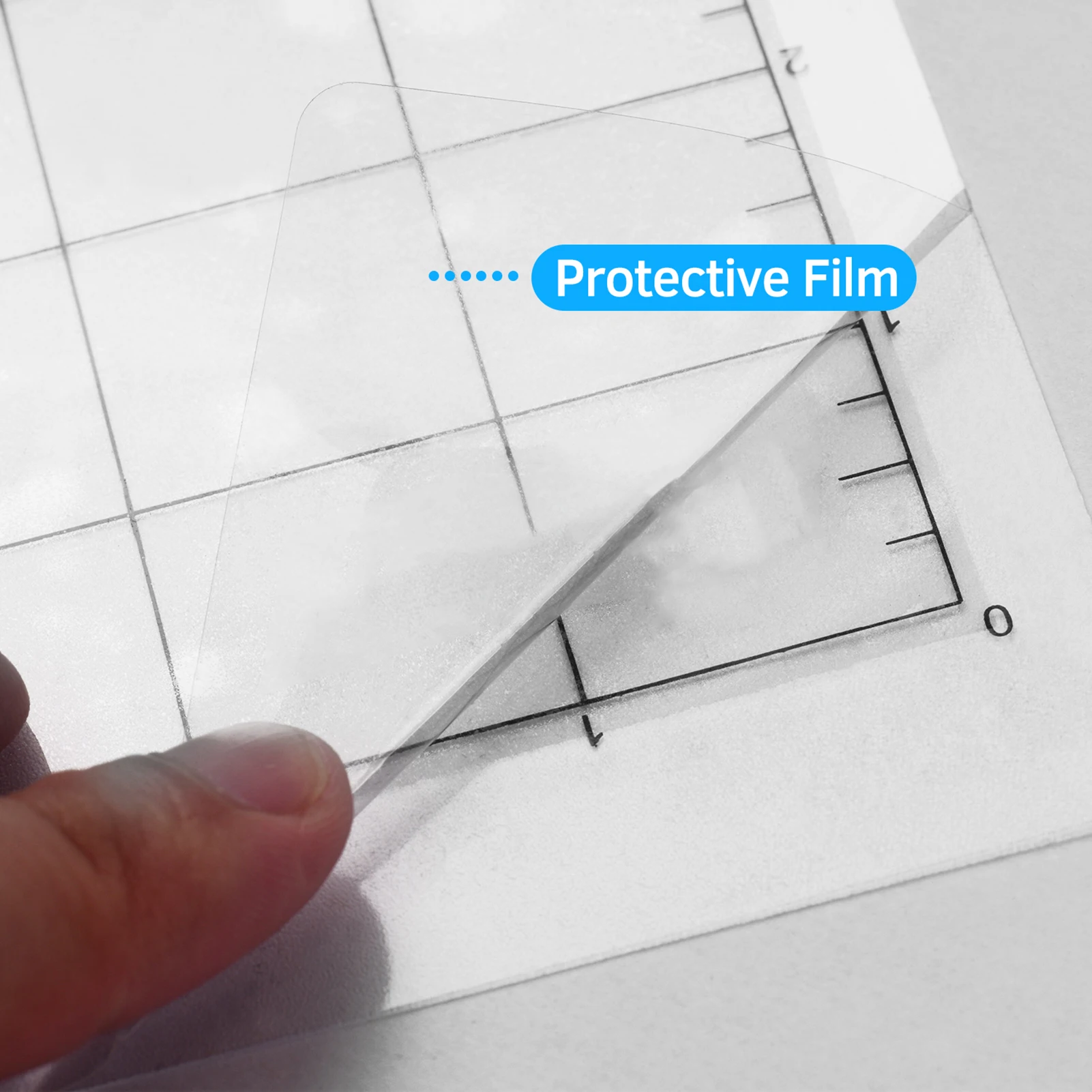 Replacement Cutting Mat Transparent PP Material Adhesive Mat with Measuring 12 Inch for Silhouette Cameo Plotter