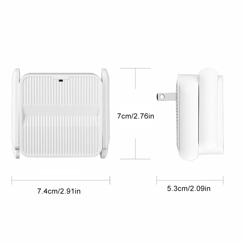 WiFi Repeater Extender 1200Mbps Wi-Fi Signal Amplifier Dual Band 2.4G/5.8GHz WiFi Amplifier 4 Antennas Signal Booster Amplifier