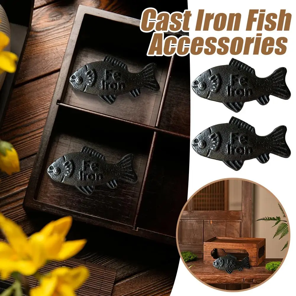 Full Iron Art Cast Iron Handicraft Accessories Cast Iron Fish Accessories Iron Art Small Fish Accessories