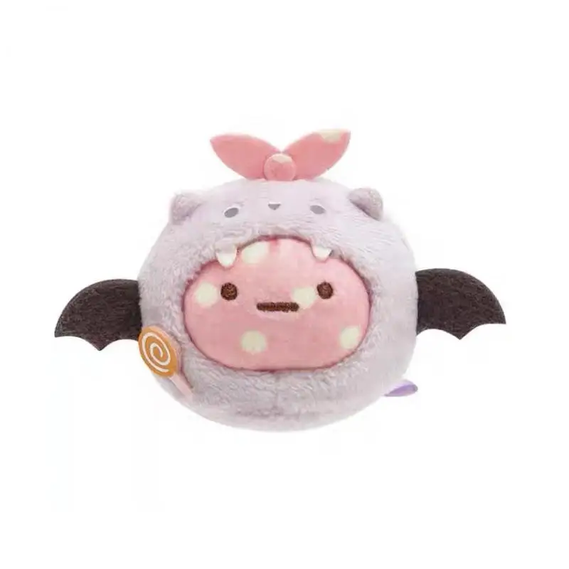 Japanische Sumikkogurashi Plüschpuppe Dress Up Halloween Kleines Gras Gebratene Garnelen Kürbis Anhänger Niedliche Spielzeuge Schlüsselanhänger Urlaubsgeschenke