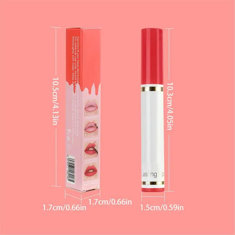 6-color Matte lip liner lipstick pen Long-Lasting waterproof Lip Stain Marker for Young Girls for Wedding Bars Home