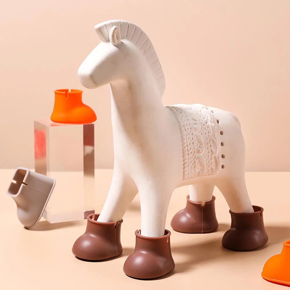 

8Pcs Chair Feet Protectors Silicone Furniture Leg Covers Anti-Slip Pads for Hardwood Floor Protection Sofa Desk Chair Leg Pads