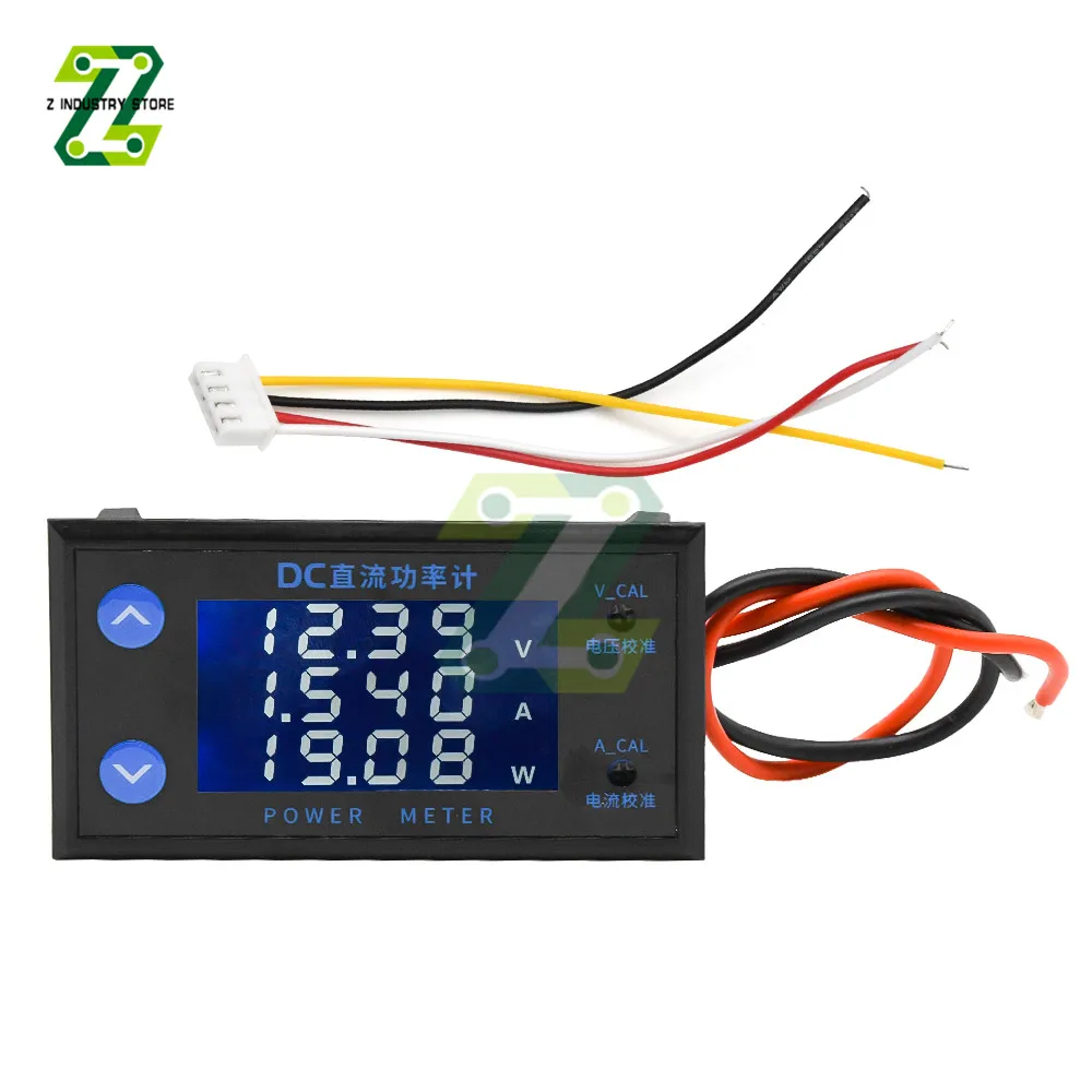 Digital Voltmeter DC 0-200V Voltage Power Energy Meter LED Display Wattmeter DC0-200V 10A