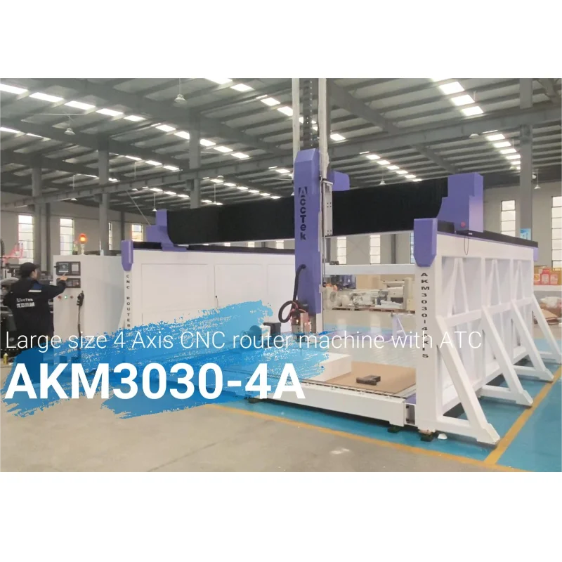 

AccTek AKM3030 Furniture Engraving Machine Chair Door Table Process 3D Engraving CNC Router