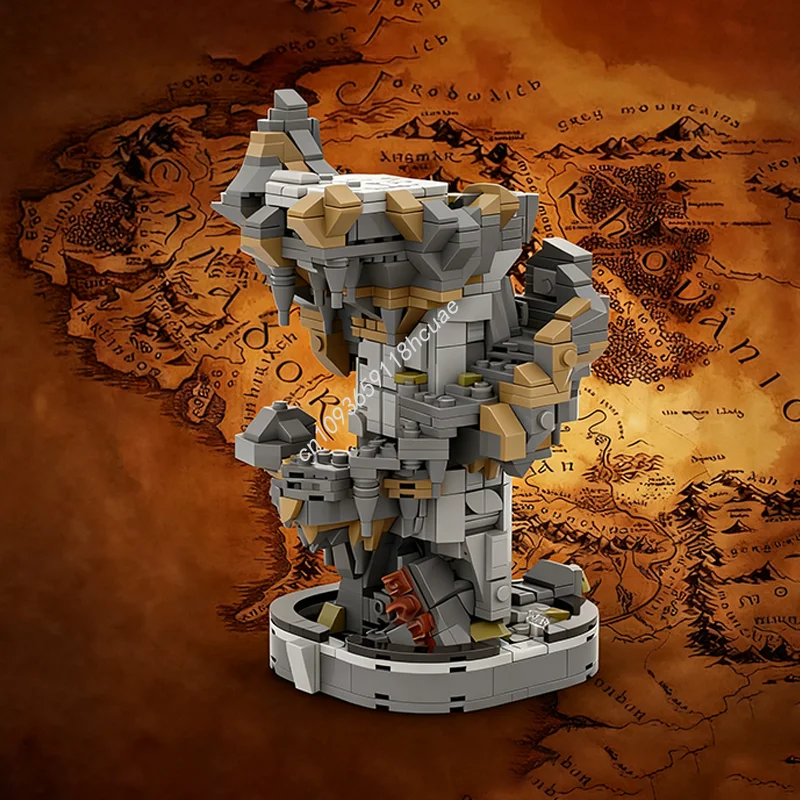 

913 шт. MOC кольцо створки диорама шахты Мрия лорд модель строительные блоки детские игрушки для рукоделия образовательный кирпич рождественские подарки